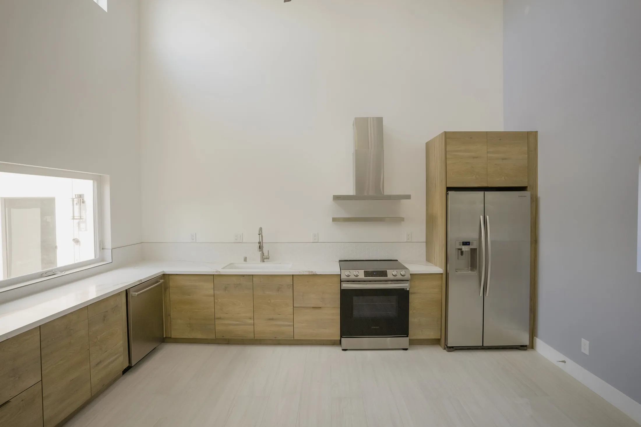 Finished kitchen in a San Diego home renovation